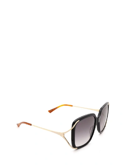 Shop Gucci Eyewear Square Frame Sunglasses In Multi