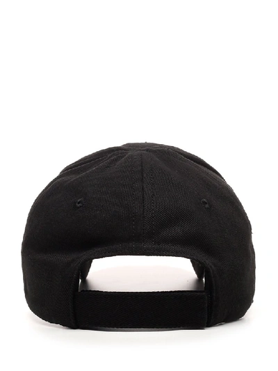 Shop Balenciaga Crew Cap In Black