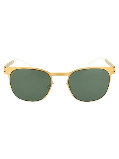 Shop Mykita No1 Easton Sunglasses In Gold