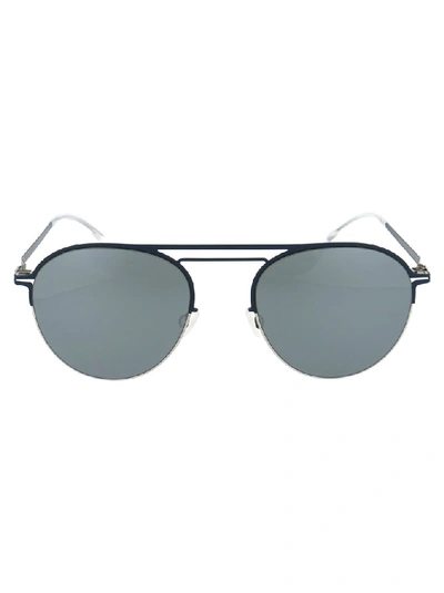 Shop Mykita Decades Duane Sunglasses In Blue