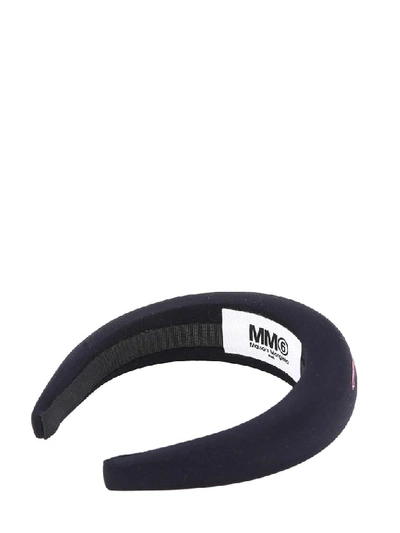 Shop Mm6 Maison Margiela Logo Hairband In Black