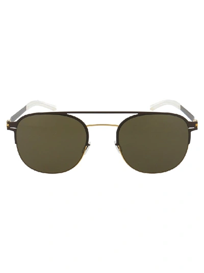 Shop Mykita Decades Park Sunglasses In Brown