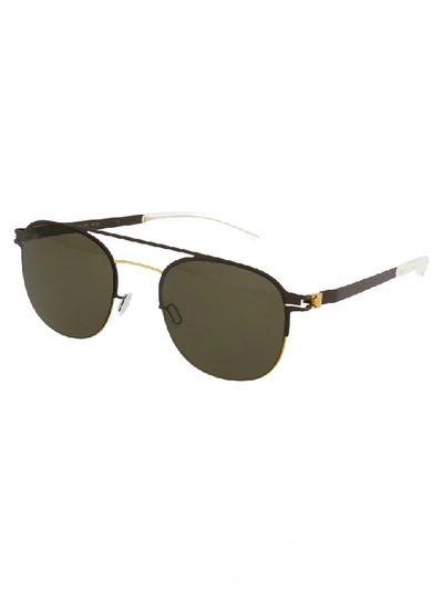 Shop Mykita Decades Park Sunglasses In Brown