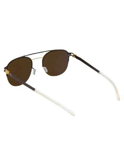 Shop Mykita Decades Park Sunglasses In Brown