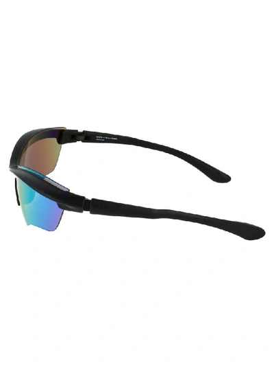 Shop Mykita X Maison Margiela Mmecho005 Sunglasses In Black