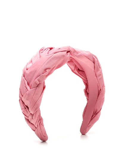 Shop Red Valentino Braided Hairband In Pink