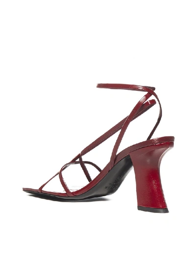 Shop By Far Kersti Sandals In Red