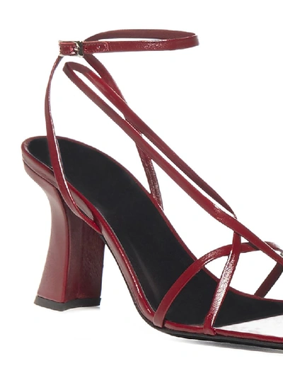 Shop By Far Kersti Sandals In Red