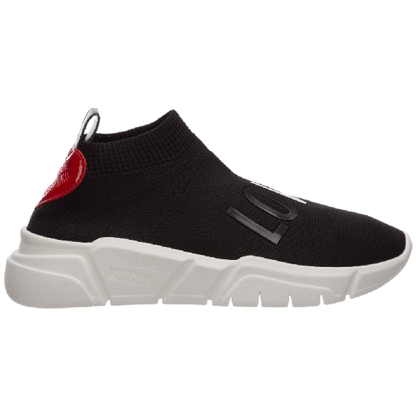 love moschino sneakers socks