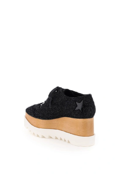 Shop Stella Mccartney Elyse Star Platform Lace In Black