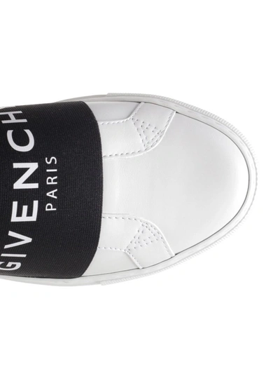 Shop Givenchy Webbing Sneakers In White