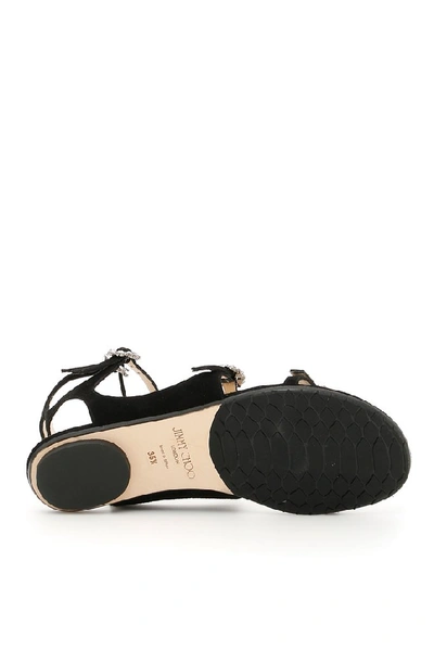 Shop Jimmy Choo Naia Sandals In Black
