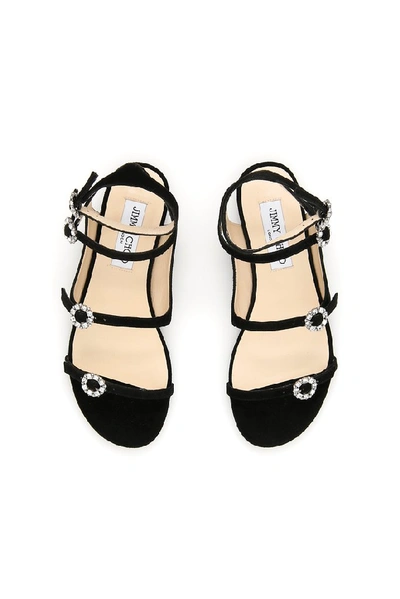 Shop Jimmy Choo Naia Sandals In Black