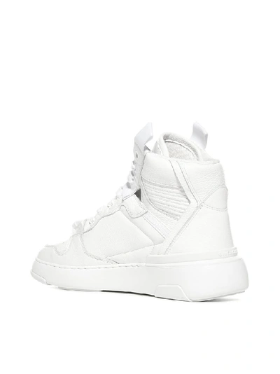 Shop Givenchy Wing Mid Sneakers In White