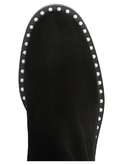 Shop Stuart Weitzman 5050 Pearl Boots In Black