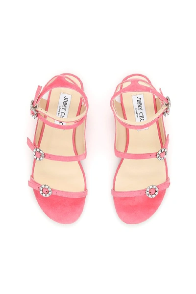 Shop Jimmy Choo Naia Sandals In Pink