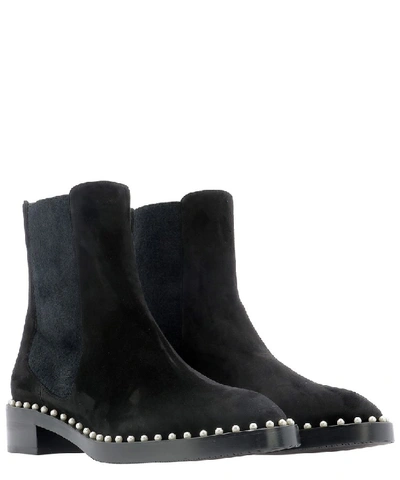 Shop Stuart Weitzman Cline Ankle Boots In Black