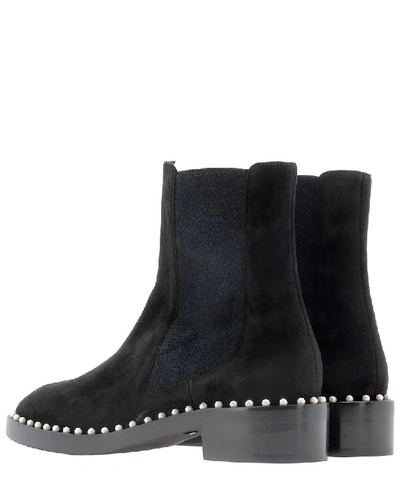 Shop Stuart Weitzman Cline Ankle Boots In Black