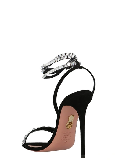 Shop Aquazzura So Vera Sandals In Black