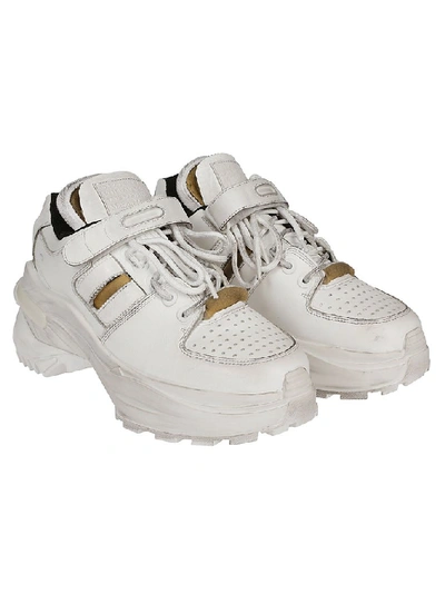 Shop Maison Margiela Retro Fit Sneakers In White