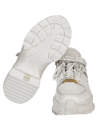 Shop Maison Margiela Retro Fit Sneakers In White