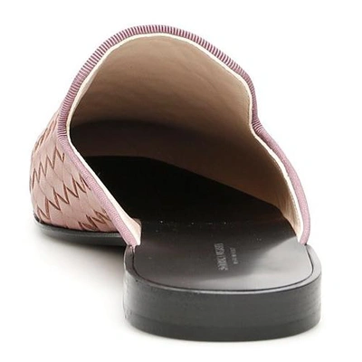 Shop Bottega Veneta Fiandra Mules In Pink