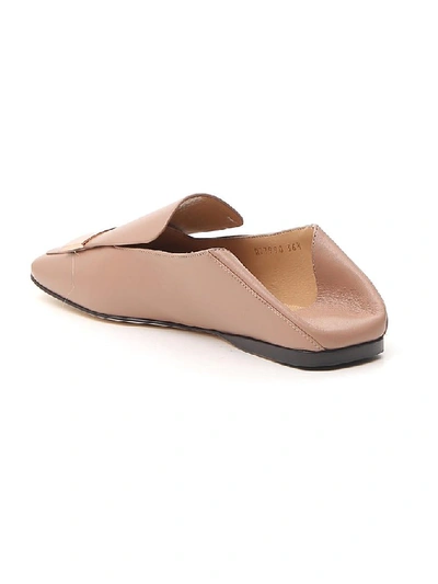 Shop Sergio Rossi Sr1 Logo Flat Loafers In Pink