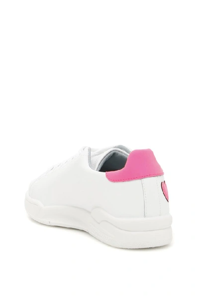 Shop Chiara Ferragni Roger Heart Sneakers In Pink