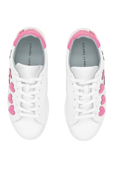 Shop Chiara Ferragni Roger Heart Sneakers In Pink