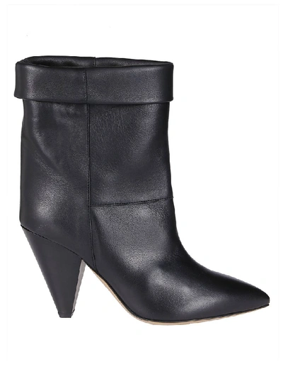 Shop Isabel Marant Luido Slip On Boots In Black