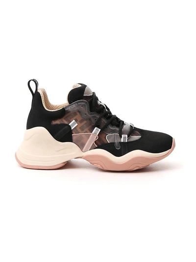 Shop Fendi Ffluid Sneakers In Multi