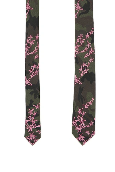 Shop Valentino Camouflage Jacquard Tie In Multi