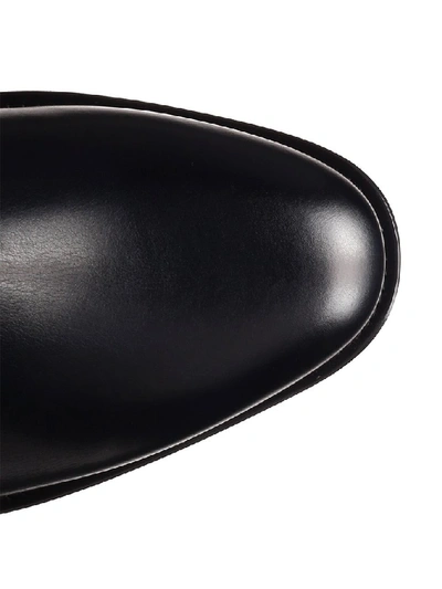 Shop Balenciaga Logo Sole Ankle Boots In Black