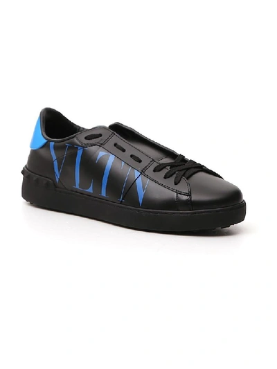 Shop Valentino Vltn Sneakers In Black