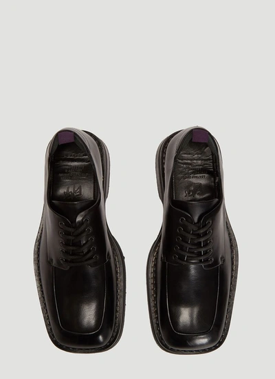 Eytys Phoenix Platform-sole Leather Derby Shoes In Black | ModeSens