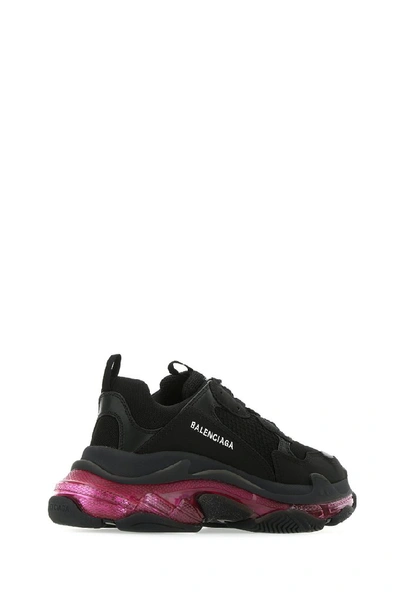 Shop Balenciaga Triple S Sneakers In Black