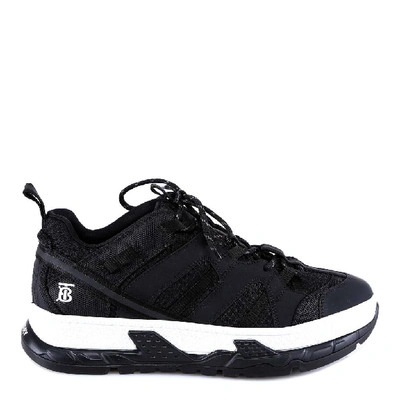 Shop Burberry Monogram Motif Sneakers In Black