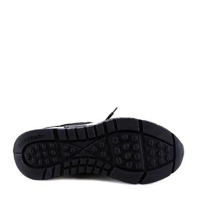 Shop Burberry Monogram Motif Sneakers In Black