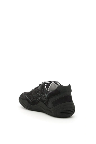 Shop Lanvin Driving Sneakers In Black