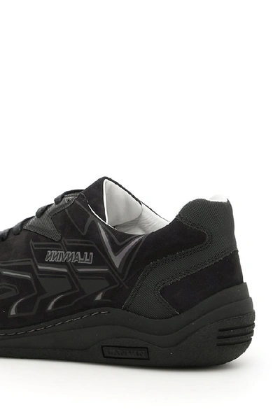 Shop Lanvin Driving Sneakers In Black