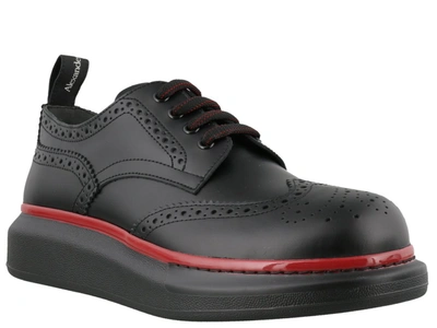 Shop Alexander Mcqueen Hybrid Derby Shoes In Black