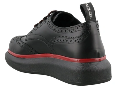 Shop Alexander Mcqueen Hybrid Derby Shoes In Black