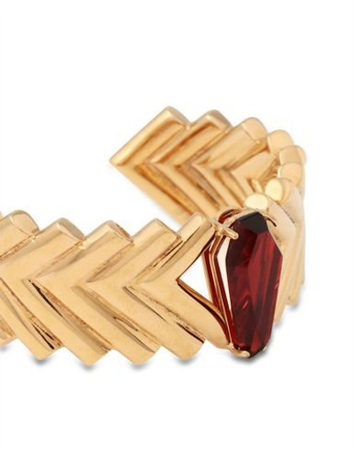 Shop Leda Madera Isabella Woman Bracelet Gold Size - Brass, Terbium, Glass