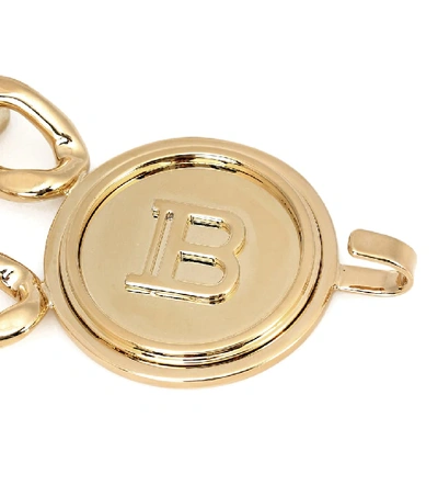 Shop Balmain Chain Belt In Gold