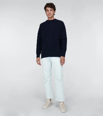 Ermenegildo Zegna Leather Sneakers With Concealed Laces In Pan