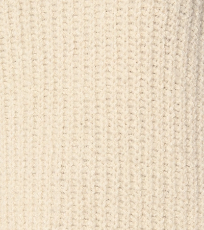 Shop Isabel Marant Étoile Tonya Cotton-blend Turtleneck Sweater In Beige