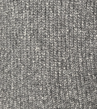 Shop Isabel Marant Étoile Tonya Cotton-blend Turtleneck Sweater In Grey