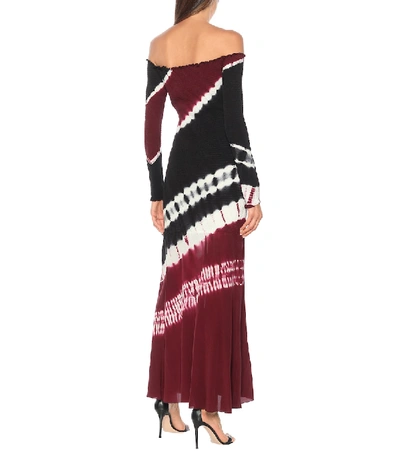 Shop Altuzarra Shibuya Tie-dye Silk Maxi Dress In Multicoloured