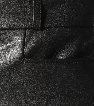 Shop Stella Mccartney Charlotte Faux Leather Culottes In Black