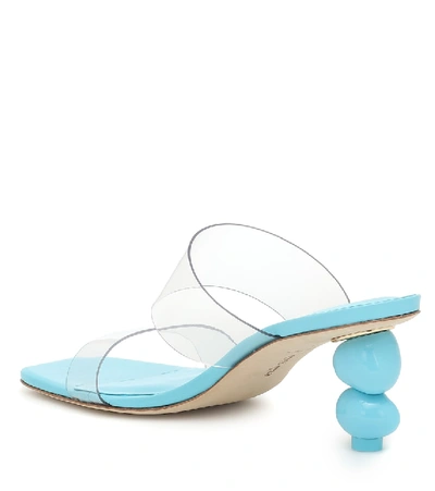 Shop Cult Gaia Suri Pvc Sandals In Turquoise